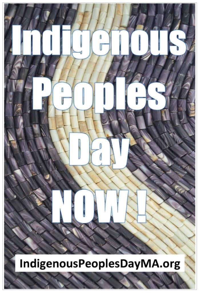 Indigenous Peoples Day NOW! graphic